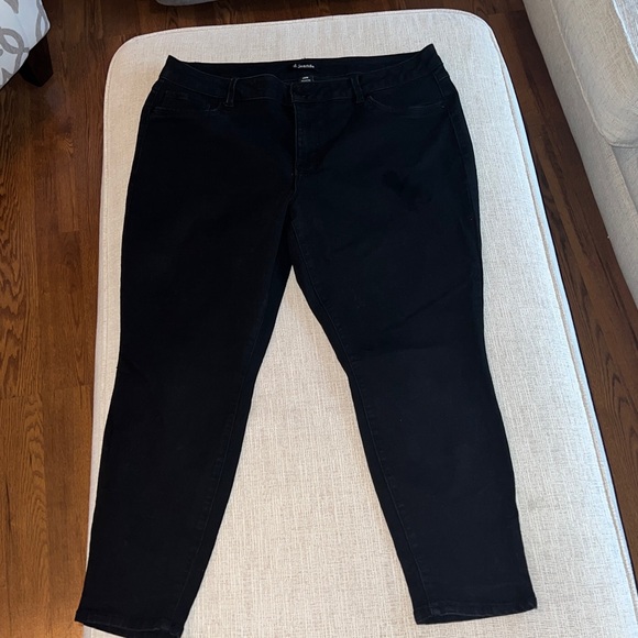 d. jeans Women’s Plus Skinny Jeans in Black size 20W - Picture 2 of 9